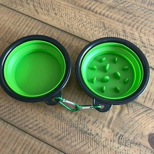 🎈Host pick 🎈On the go doggie dishes